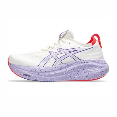 Asics 亞瑟士 GEL-Nimbus 27 Tokyo [1012B913-500] 女 慢跑鞋 跑鞋 緩震 白 紫