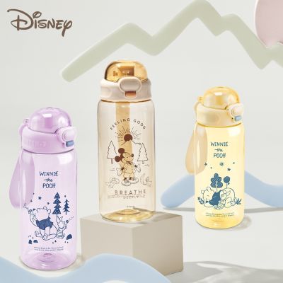 【SENSE LAB·好感製所】Disney 迪士尼慢活米奇/維尼 輕巧手提Tritan水瓶730ml