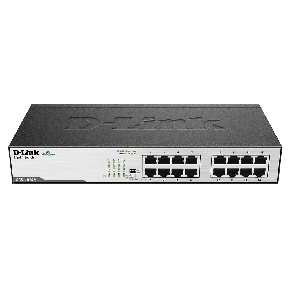 D-Link 友訊DGS-1016D 16port Gigabit Switch 16埠桌上型超高速