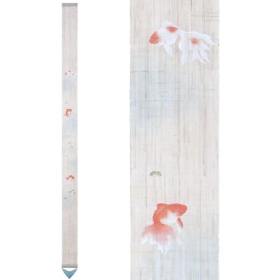 京都手繪細亞麻吊飾-金魚(Ts-615)