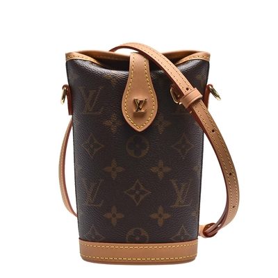 LV Louis Vuitton路易威登 M80874 FOLD ME系列經典Monogram帆布長型斜背包
