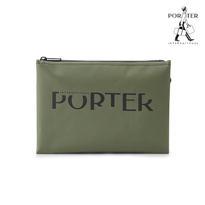 PORTER INTERNATIONAL - 復古新穎GAP收納包 - 綠