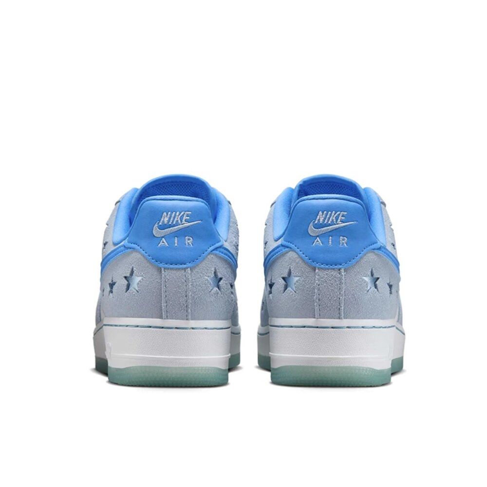 W Nike Air Force 1 Low Starstruck 藍白星星麂皮拚皮革HQ8051-400 