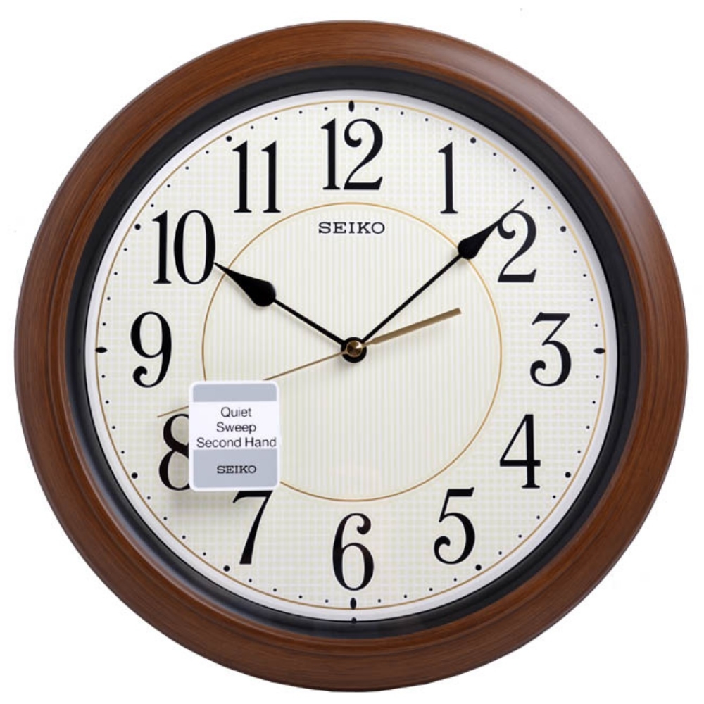 SEIKO】精工滑動式秒針靜音夜光時鐘掛鐘(QXA616B)SK048 | SEIKO