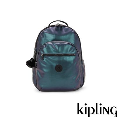 『首爾包』Kipling (網路獨家款)幻銀光機能旅行後背包-SEOUL XL WEEKEND