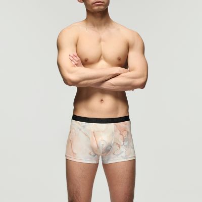 Mr. DADADO-自然紋理-科技纖維 M-LL合身平口內褲(粉) GHM503LP