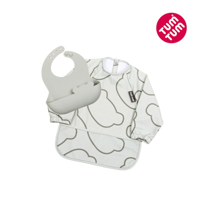 TUM TUM 無尾熊凱文-防水圍兜兩件組