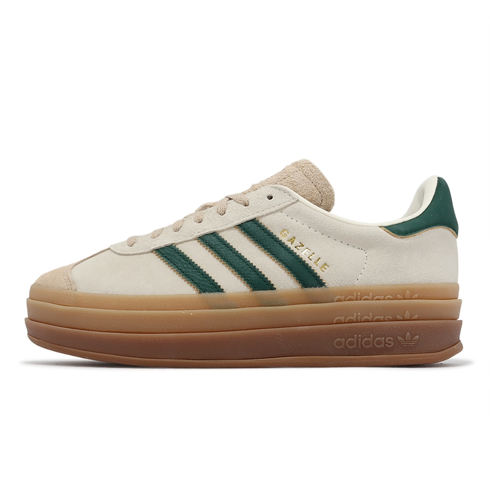 adidas gazelle silver green womens adidas Gazelle Bold W, Warm Vanilla / Silver Pebble / Earth Strata