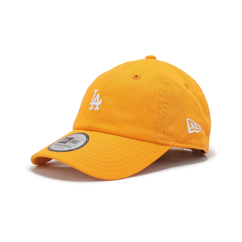 New Era 棒球帽Casual Classic Essential 洛杉磯道奇木瓜橘LA 老帽帽子