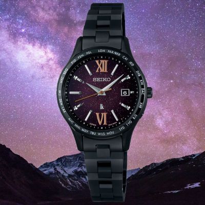 SEIKO精工 LUKIA 限量 太陽能電波 時尚腕錶 錶 手錶 送禮 1B35-0AY0P/SSVV087J