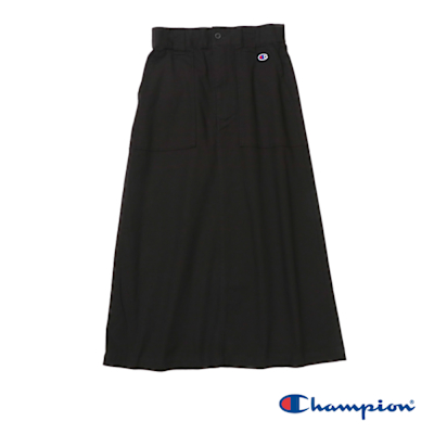 Champion 官方直營-女款 水洗工裝日系長裙(黑)