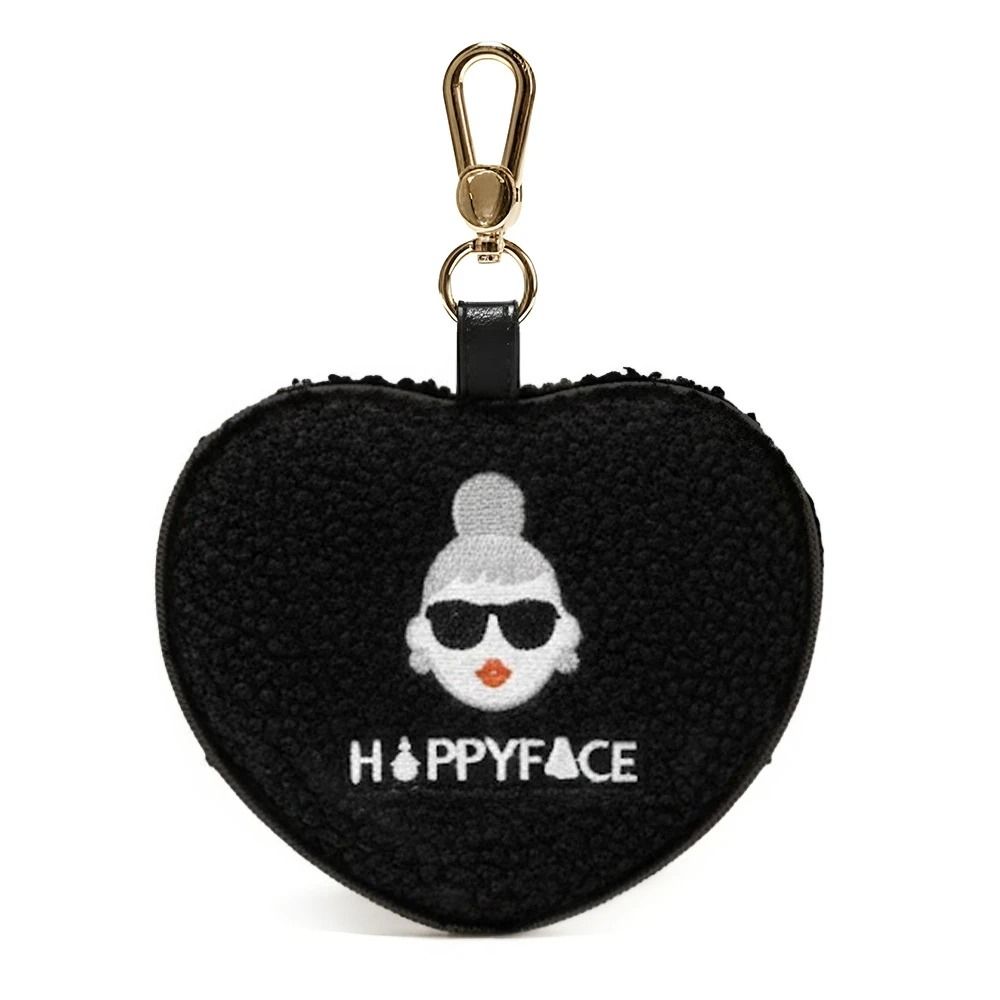 HAPPYFACE 都會時尚愛心購物吊飾 經典黑 (HB0211) (經典黑)