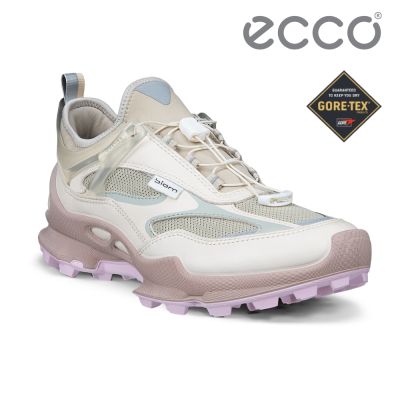 ECCO BIOM C-TRAIL W 蹤跡健步山系防水戶外休閒鞋 女鞋 冰白色/砂礫灰/玫瑰粉