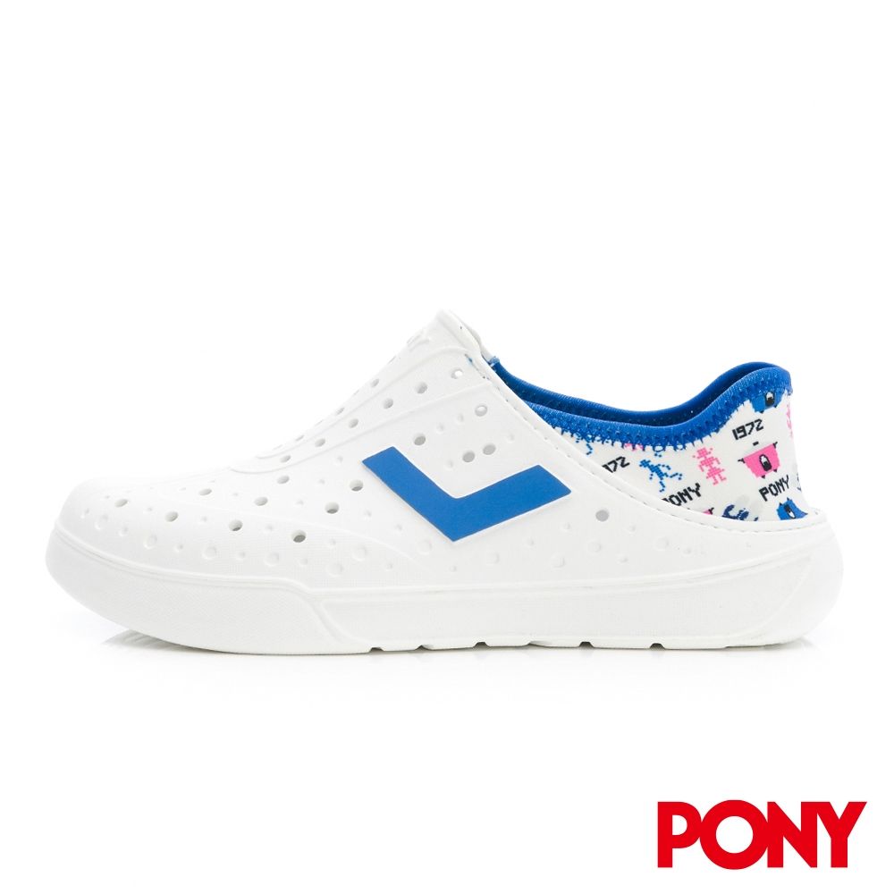 【PONY】ENJOY 輕量洞洞鞋 懶人後跟 男女 中性款 拖鞋 洞洞鞋 雨鞋 水鞋 電鍋 - 三款 (滿版圖案)