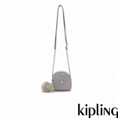 Kipling (網路獨家款)霧灰可愛收納小包-ROSANA