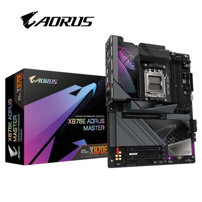 技嘉 X870E AORUS MASTER 主機板+AMD R7 7800X3D Tray盤【8核/16緒】