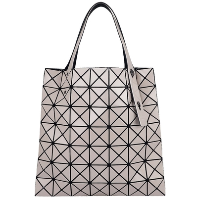 ISSEY MIYAKE 三宅一生 BAOBAO 米色三角格7x7肩背/手提包