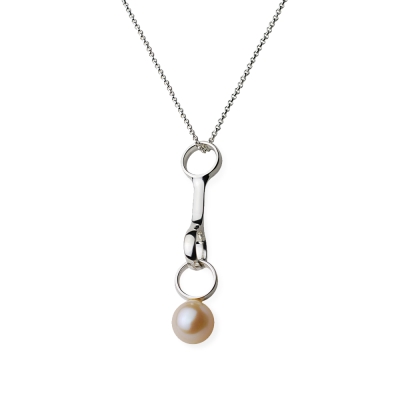 Georg Jensen sphere 珍珠+純銀項鍊