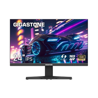 Gigastone  GL-24FF3 24型 IPS FHD 165Hz電競螢幕(HDMI/DP/可壁掛/內建喇叭)