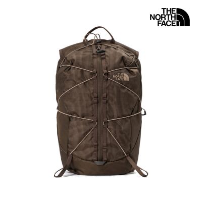 【The North Face 官方旗艦】北面男女款咖啡色DWR防潑水輕量舒適休閒後背包｜8HRZTGV 筆電包/登山包
