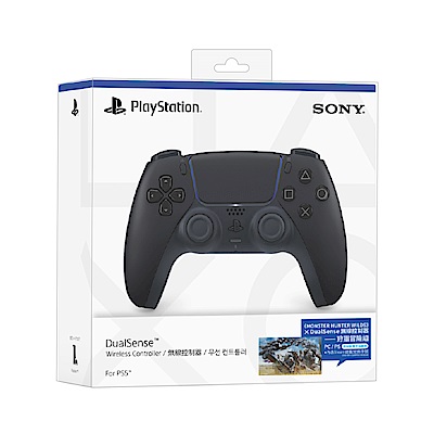 Sony PS5 DualSense 無線控制器手把 Monster Hunter Wilds同捆組(黑)