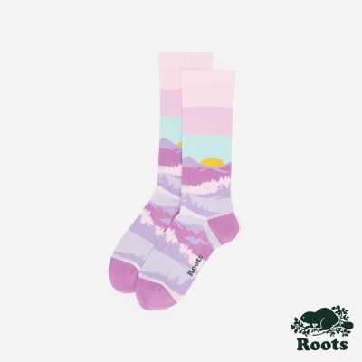 Roots 配件- TRUE NATURE BOOT 長襪-粉紅色