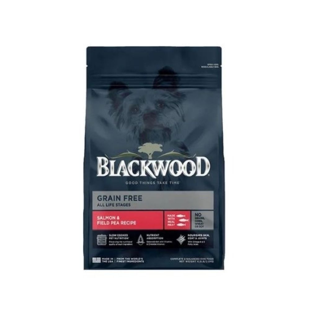 美國BLACKWOOD柏萊富-極鮮低敏挑嘴配方犬糧(鮭魚+豌豆)24LB(10.9KG)★