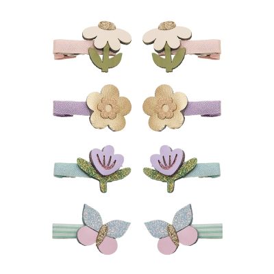 英國Mimi & Lula SS26 花漾花園-繽紛小花迷你髮夾8入