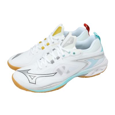 Mizuno 羽球鞋 Wave Claw Neo 3 寬楦 男女鞋 白 膠底 鴛鴦 羽排鞋 美津濃 71GA2473-34