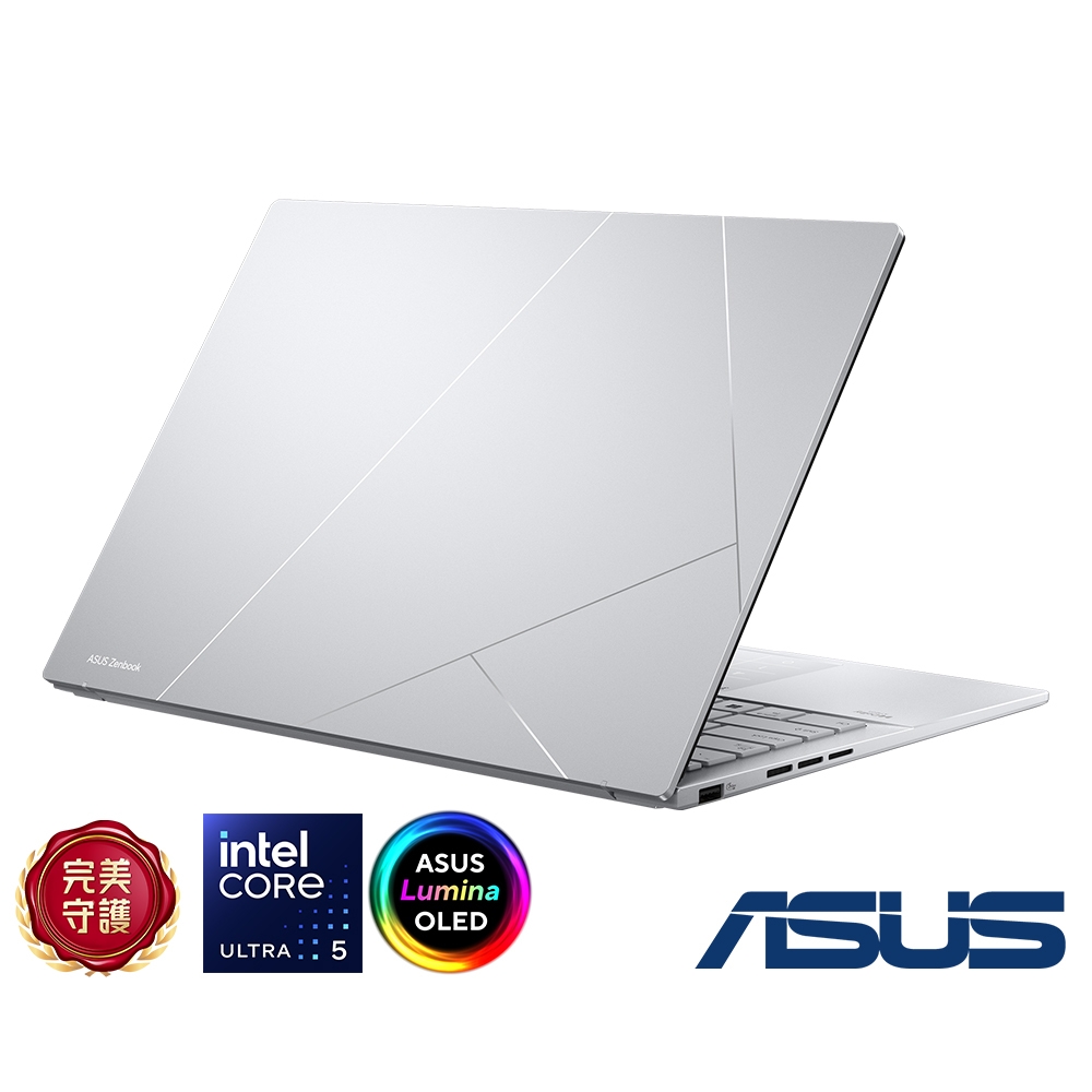 ASUS UX3405CA 14吋可觸控筆電(Ultra 5 225H/16GB/1TB SSD/EVO/白霧銀