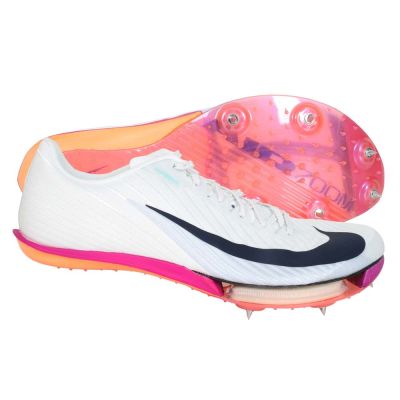 NIKE AIR ZOOM MAXFLY 2 男女田徑氣墊釘鞋-短距離 FD8395-100 白紫橘