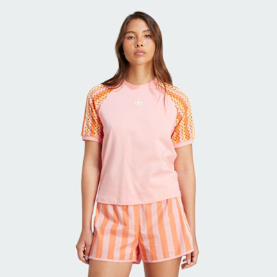 【adidas 愛迪達】 SUMMER GLOW 短袖上衣 T恤 女 - Originals KC0769
