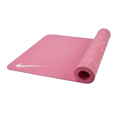 NIKE YOGA MAT 雙面瑜珈墊 4 MM-台灣製 止滑墊 N1007517643OS 玫紅淺粉