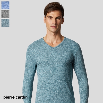【pierre cardin 皮爾卡登】極速熱暖圓領長袖