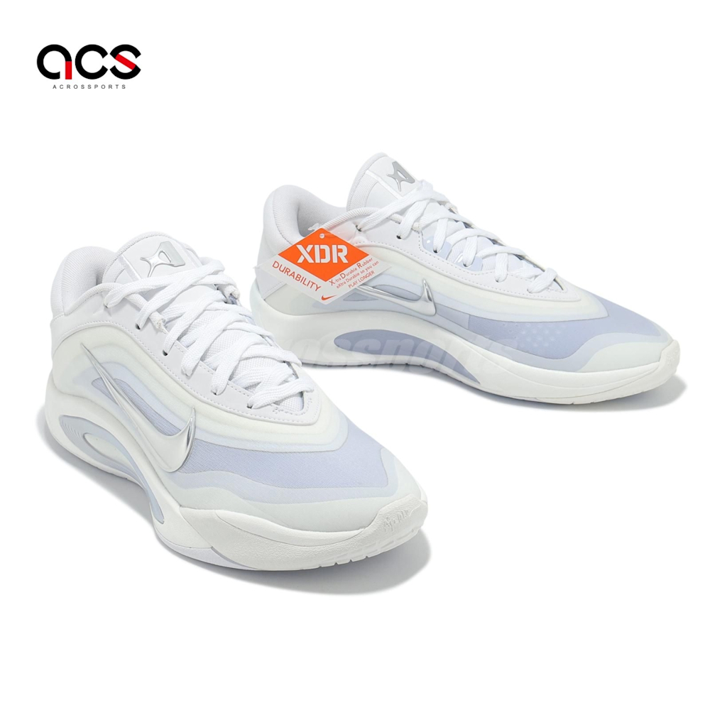 Nike 籃球鞋A One EP 女鞋男鞋白銀首發配色A'One 實戰FZ8606-100