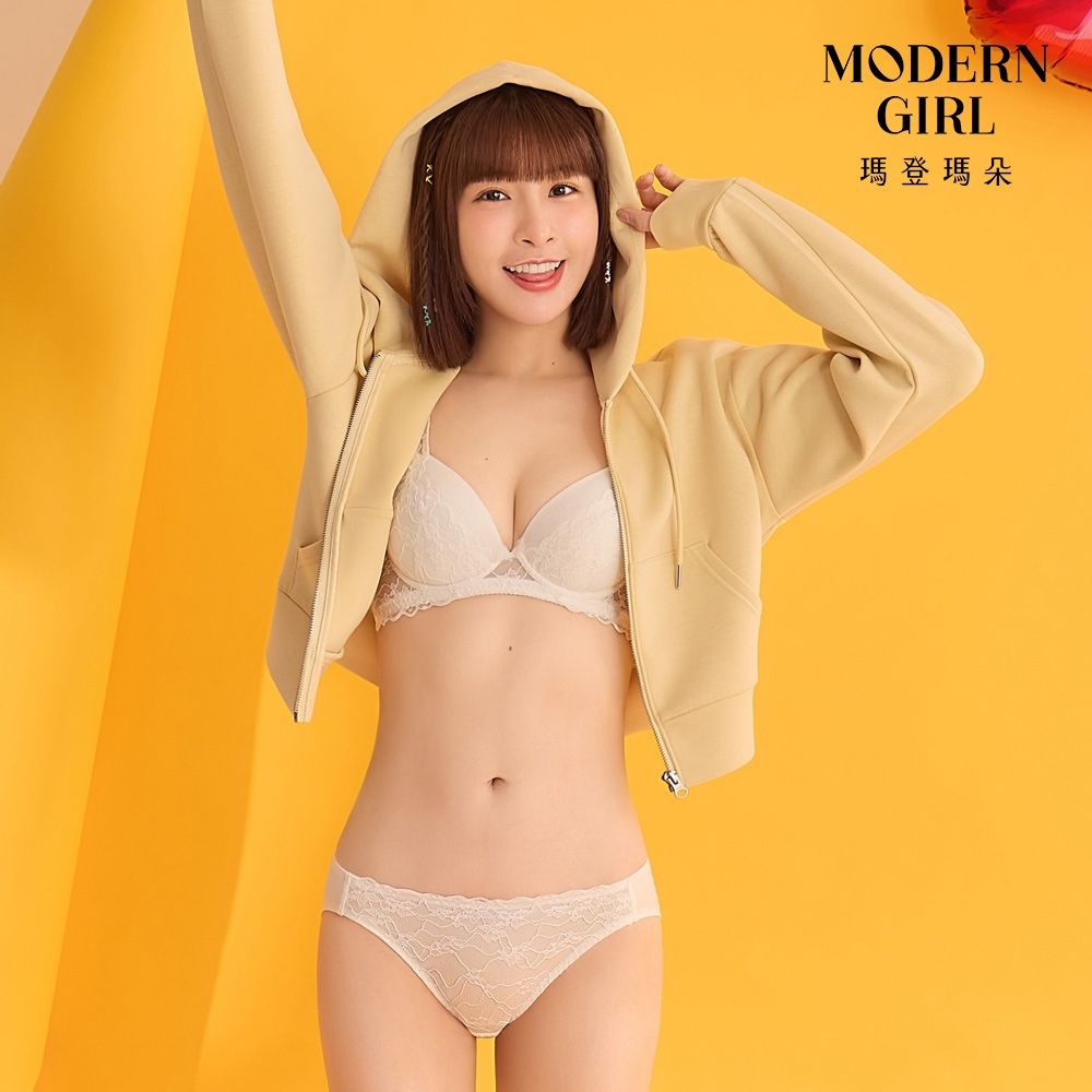瑪登瑪朵 Magic Secrets 低腰三角內褲 M-XL(牙白)