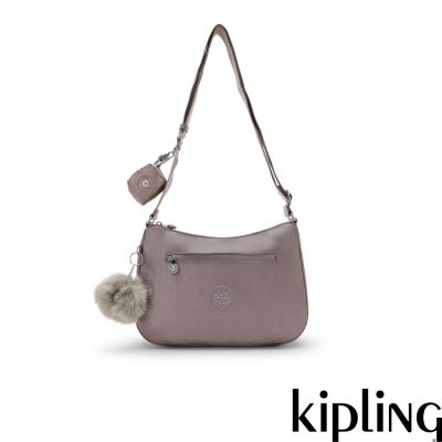Kipling 金屬摩卡附小包造型側背包-SHINAE