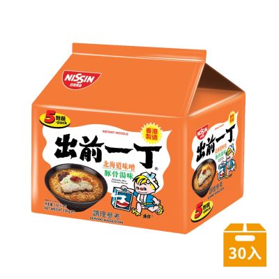 日清 出前一丁北海道味噌豚骨湯味速食麵 箱裝(100gx30入)