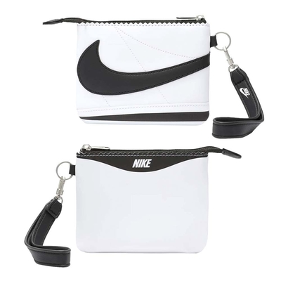 NIKE ICON CORTEZ 手腕包-手拿包 零錢包 可卸式手腕帶 N1009739127OS 白黑