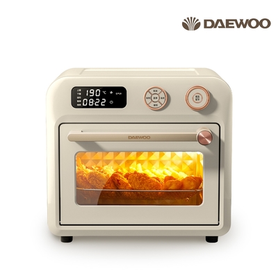 【DAEWOO 韓國大宇】18公升智能星鑽氣炸烤箱 DW-AFO001