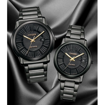 CITIZEN 星辰 光動能情侶手錶 對錶 開學購物季 送禮首選 AW1217-83E+FE6017-85E