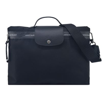 LONGCHAMP LE PLIAGE ENERGY系列再生尼龍兩用公事包(黑)