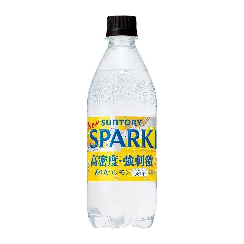 日本Suntory 檸檬風味強勁碳酸水24入組(每罐500ml) | 氣泡礦泉水