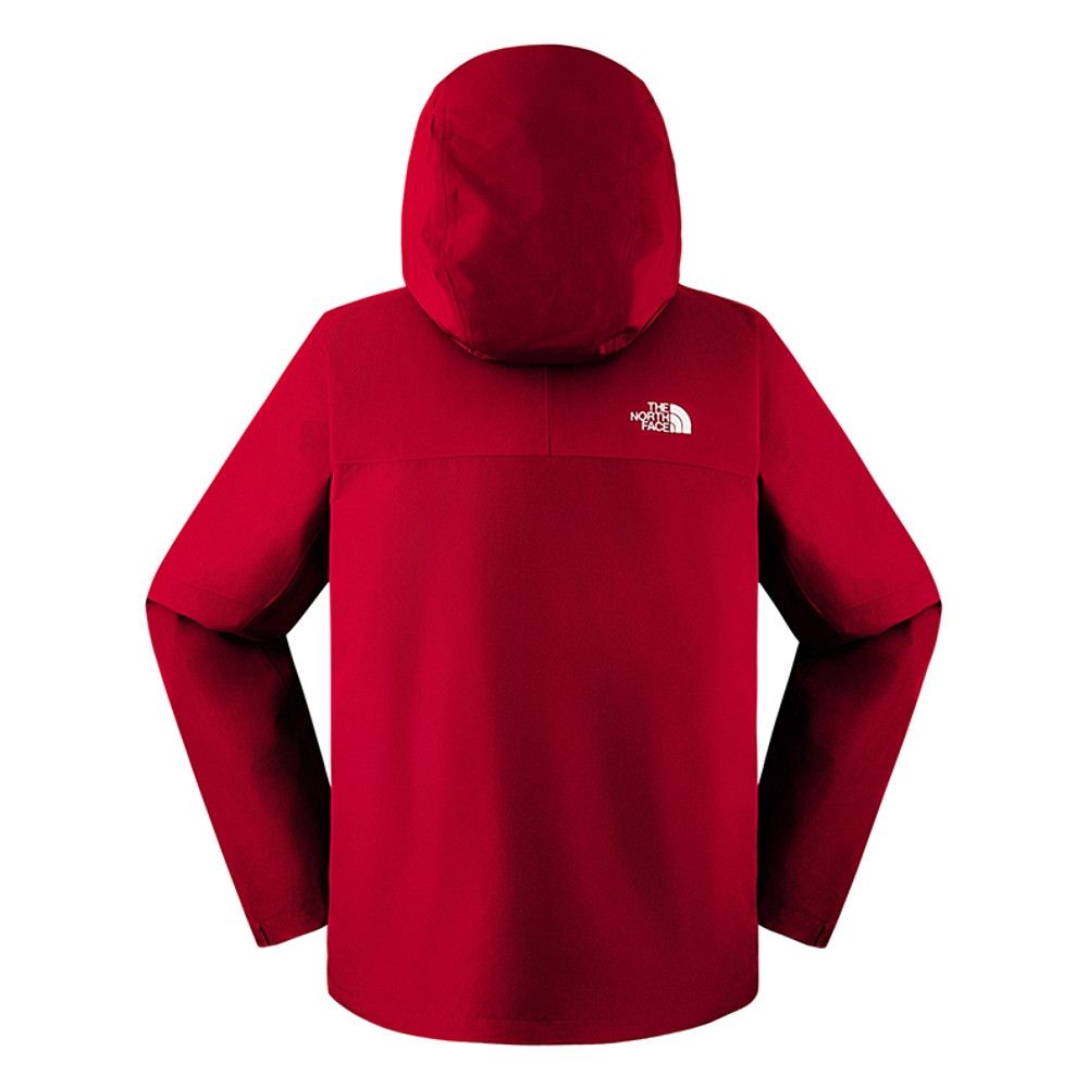 The North Face 官方旗艦】新年款-北面男款紅色DRYVENT防水衝鋒衣