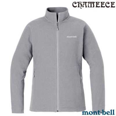 【mont-bell】女 CHAMEECE JACKET 輕盈保暖舒適刷毛外套 1114882 LGY 淺灰