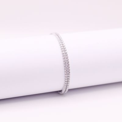 SWAROVSKI 施華洛世奇 Matrix 手鏈 鍍白金色