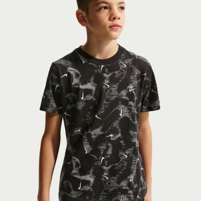 NIKE K NSW LBR AOP TEE 中大童 短袖上衣 II0458010