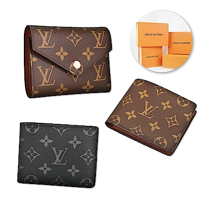 Louis Vuitton LV路易威登 經典款短夾/長夾（附原廠禮盒/多款選）