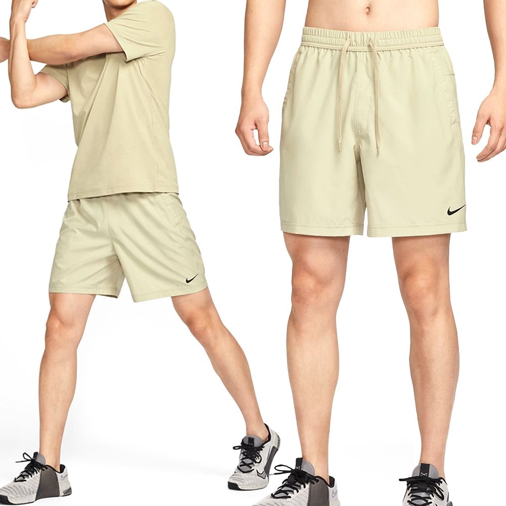 Nike As M Nk Df Form 7in Ul Short 女款卡其色慢跑運動短褲DV9858-251