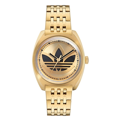 ADIDAS 愛迪達 EDITION ONE 經典不鏽鋼手錶_AOFH23509_金_39mm